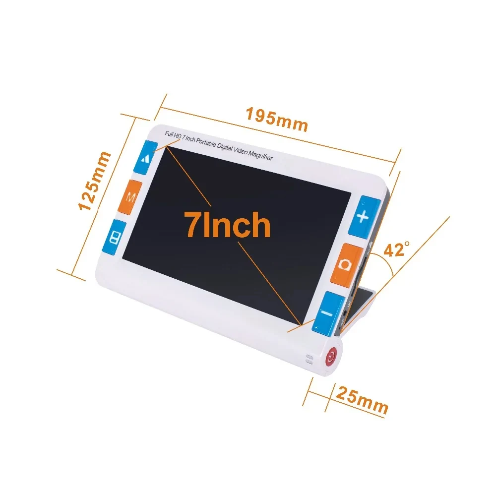 7 Inch 2X-32X Portable Digital Magnifier Low Vision Electronic Video
