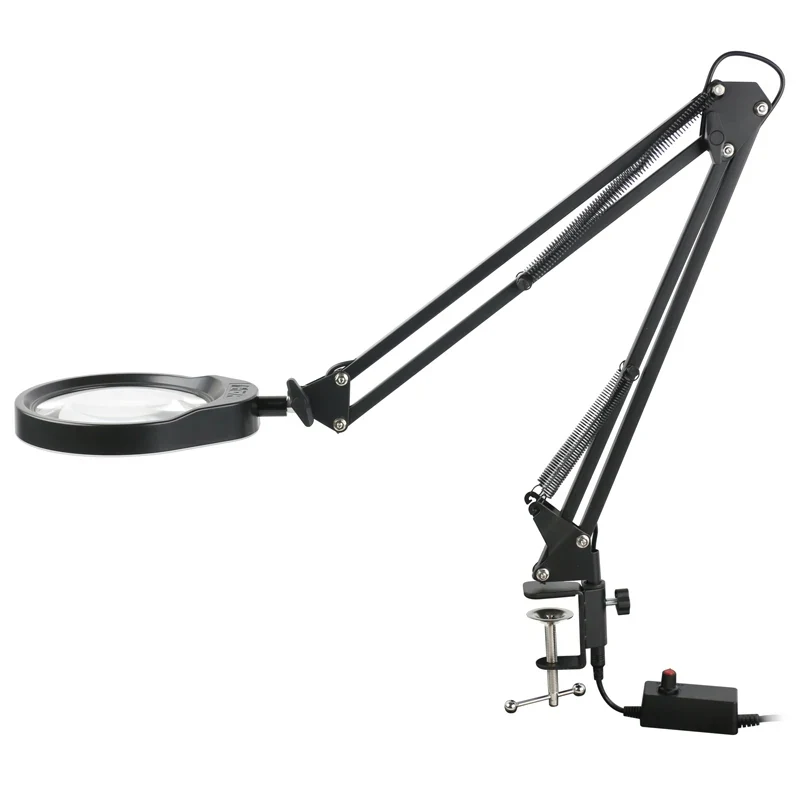 AM-43B 10X 10X20X Optical Large Lens Magnifying Glass Lamp