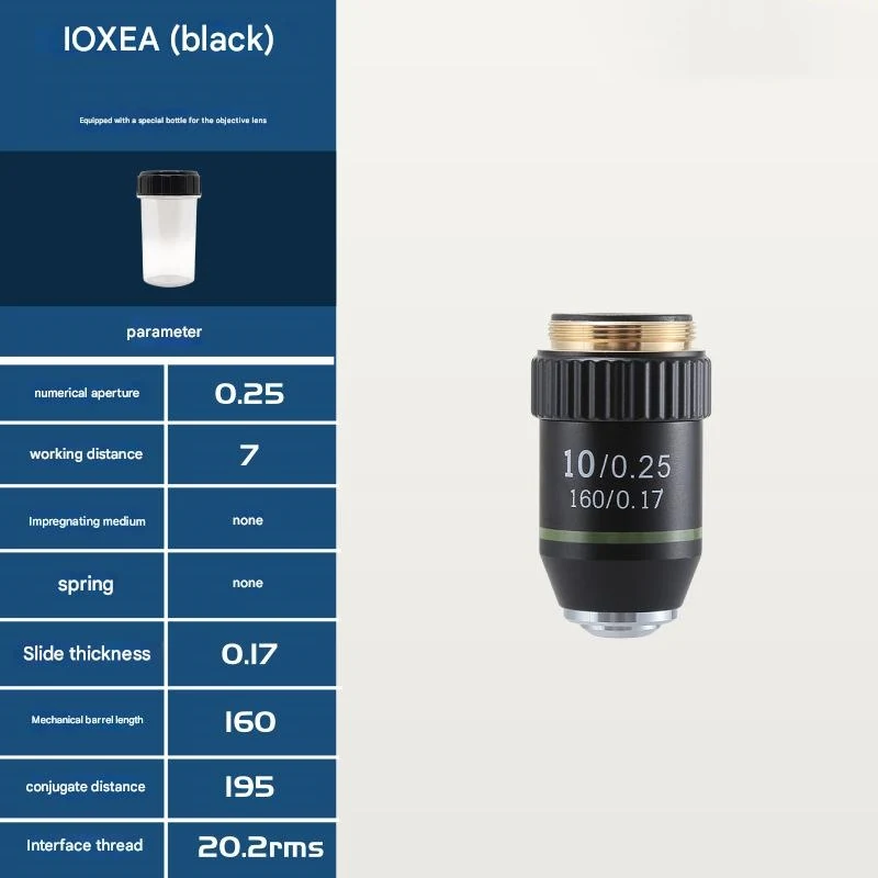 195 Achromatic Microscope Objective Lens RMS 20.2mm