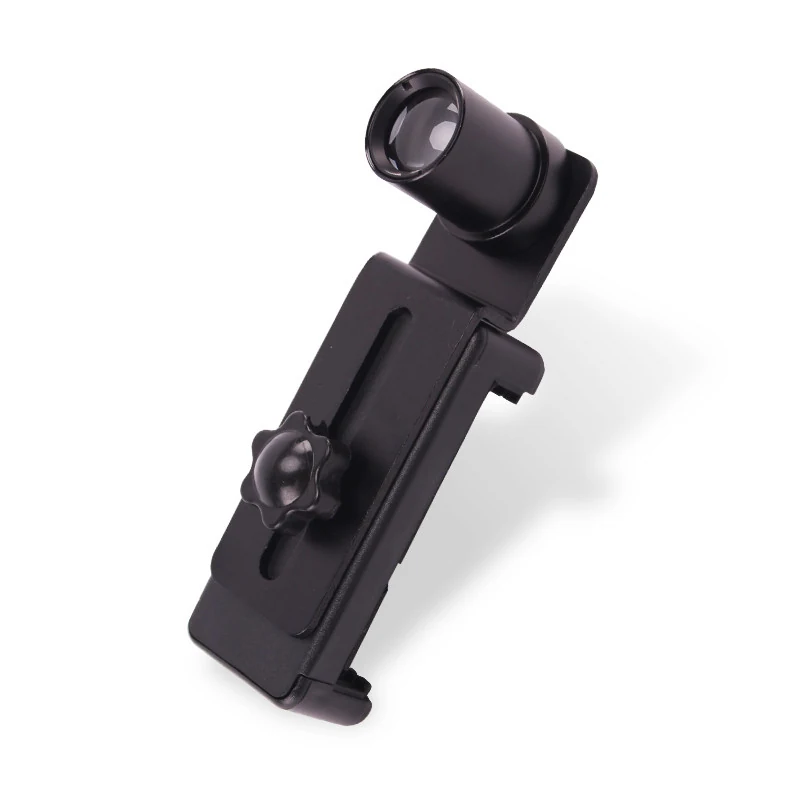 12.5X Biological Microscope Metal Mobile Phone Holder 23.2mm