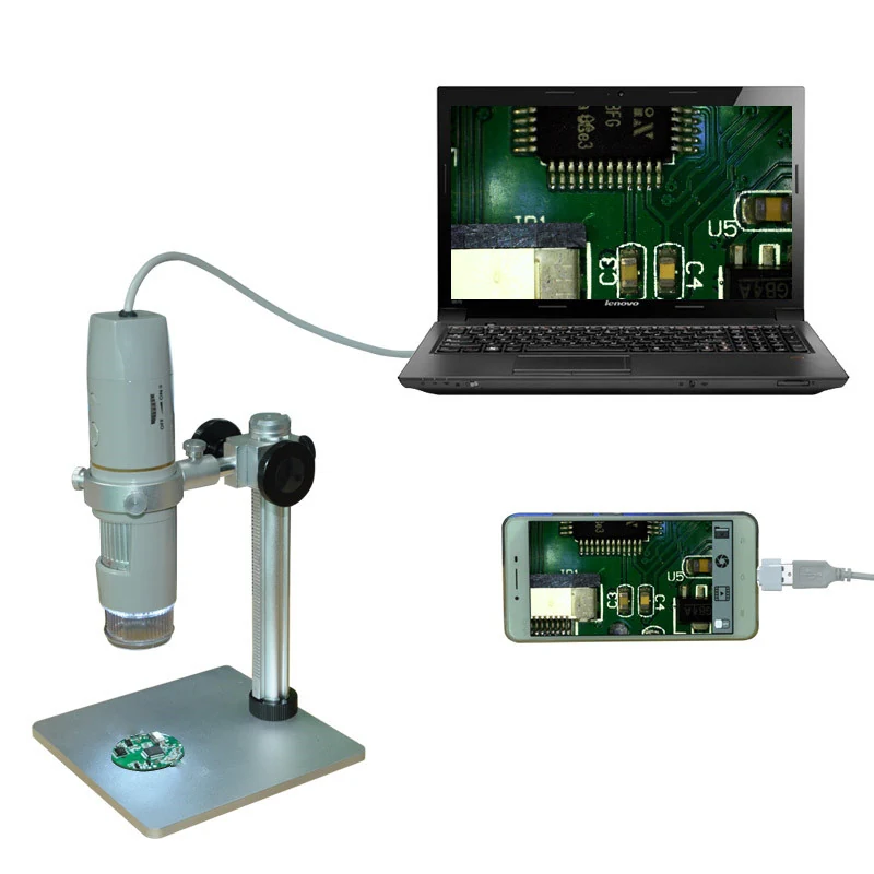 HT-80PL Telephoto Polarizing Microscope for Skin and Hair Analysis
