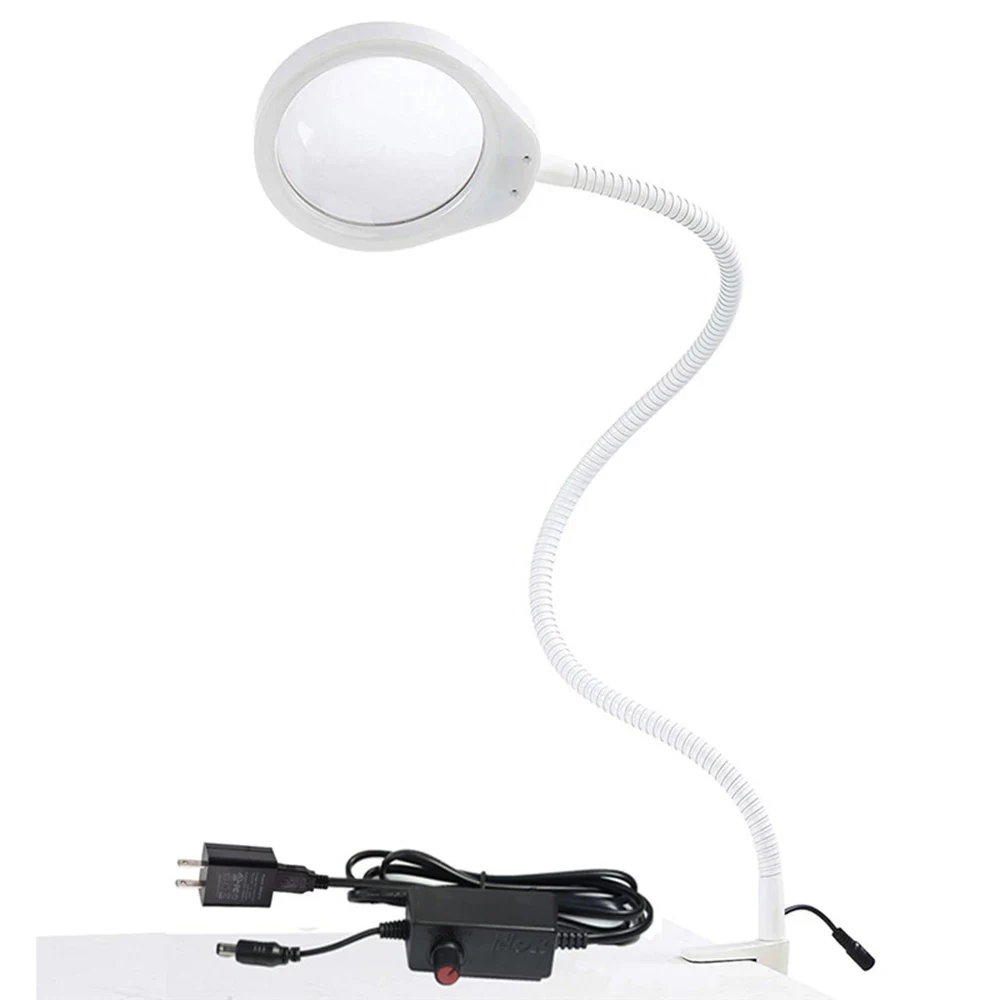 AM-32A 3X 5X 8X 10X 20X Illuminating Magnifying Glass Soldering Lamp