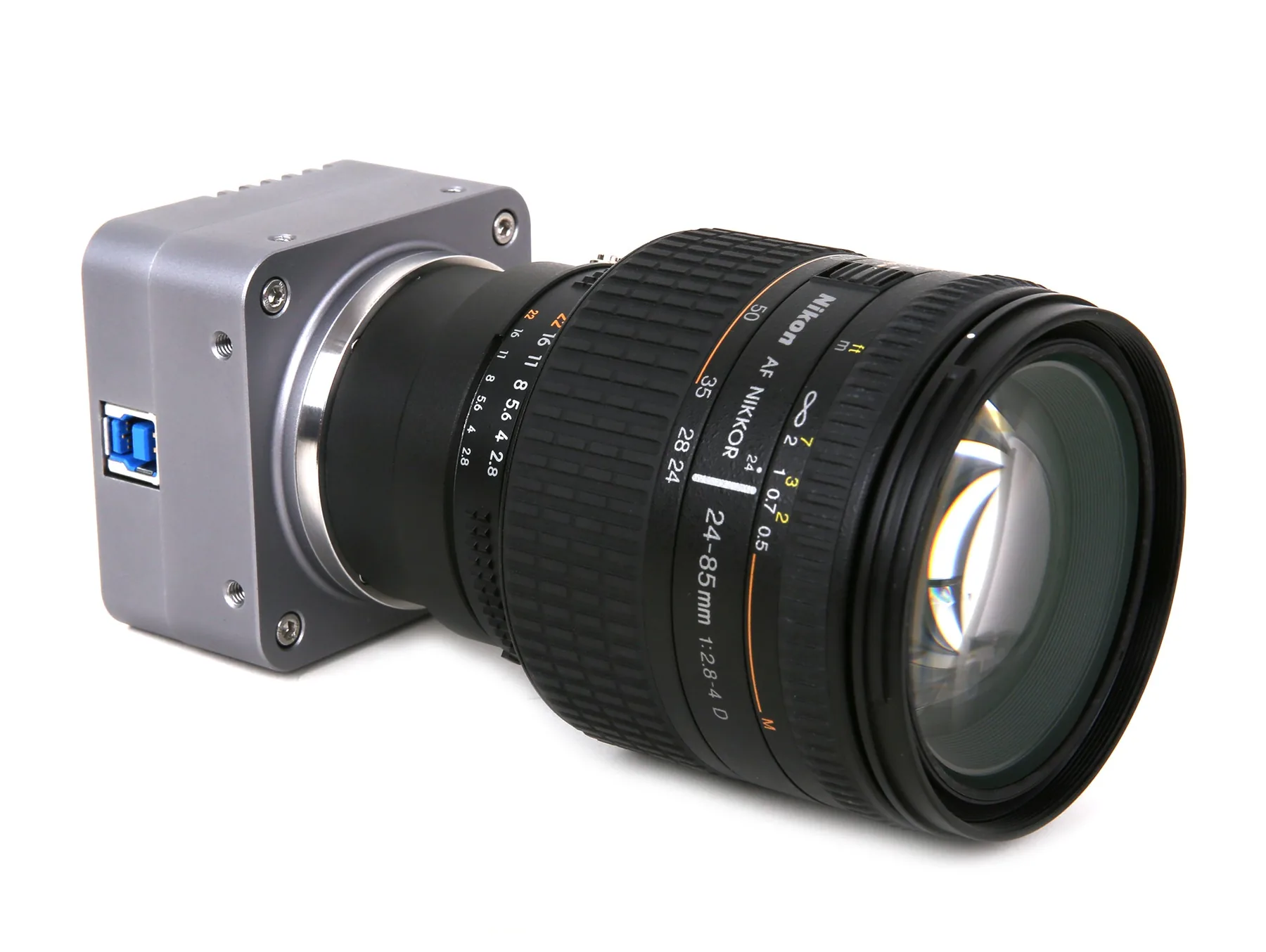 BigEye M42 and M42 to C or F Mount USB3.0 CMOS Microscope Camera