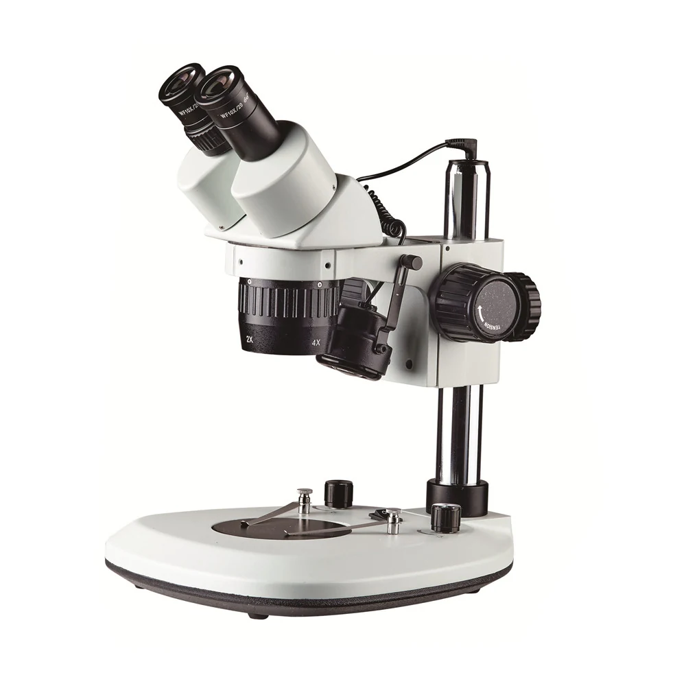 XT60-J4L 10/20/30/40X Stereo Zoom Microscope for PCB Visual Inspection